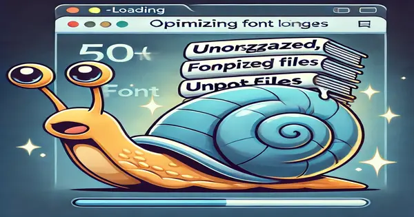 How to Speed Up Website Font Loading?